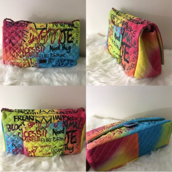 OVERSIZE GRAFITTI HANDBAG - Picture 1 of 4